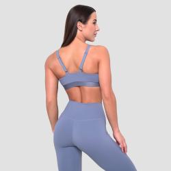 GymBeam Essence String Sports Bra Denim Blue