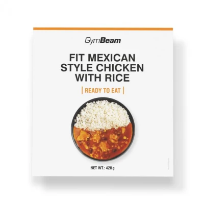 GymBeam FIT Kuře s rýží na mexický způsob Ready to eat 420 g