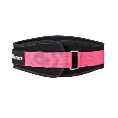 GymBeam Fitness neoprenový opasek LIFT Black Pink POUZE M (VÝPRODEJ)