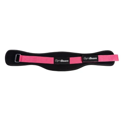 GymBeam Fitness neoprenový opasek LIFT Black Pink POUZE M (VÝPRODEJ)