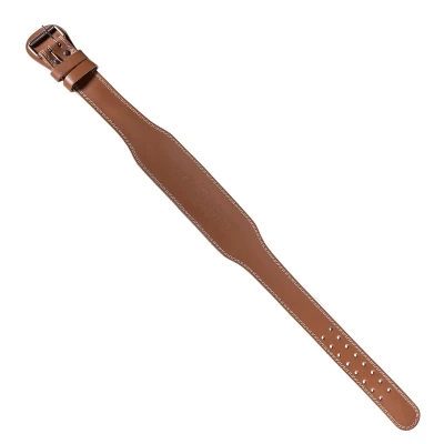 GymBeam Fitness opasek celokožený brown