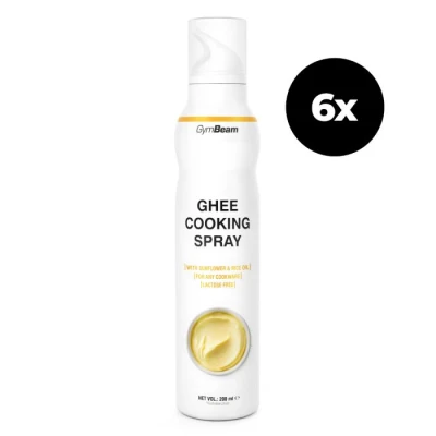 GymBeam Ghee sprej na vaření 6 x 200 ml