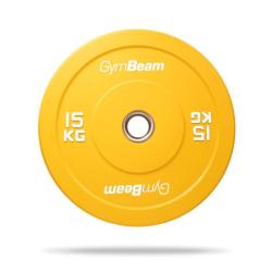 GymBeam Gumový kotouč Bumper 51mm 15 kg