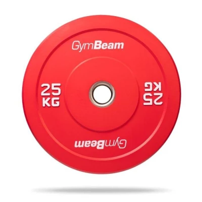 GymBeam Gumový kotouč Bumper 51 mm 25 kg