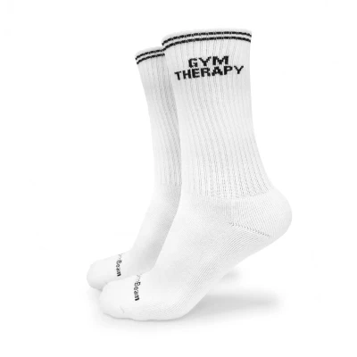 GymBeam Gym Therapy White pánské ponožky