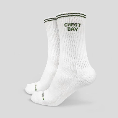 GymBeam GymRat Socks 3Pack White POUZE L (VÝPRODEJ)