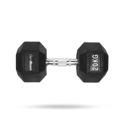 GymBeam Hexagonální 20 kg bílá jednoručka