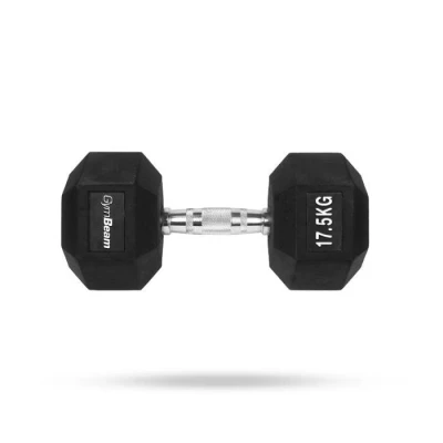 GymBeam Hexagonální jednoručka 17.5 kg