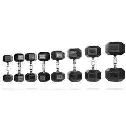 GymBeam Hexagonální jednoručka 22.5 kg
