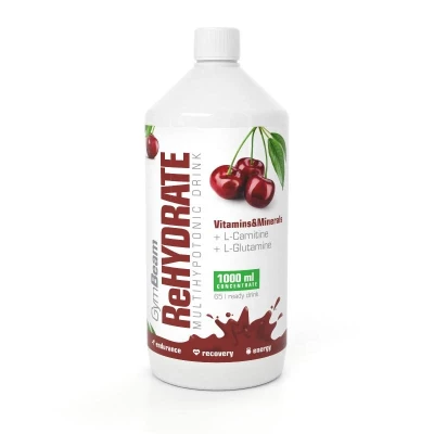 GymBeam Iontový nápoj ReHydrate 1000 ml POUZE pomeranč (VÝPRODEJ)