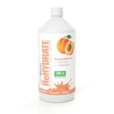 GymBeam Iontový nápoj ReHydrate 1000 ml POUZE pomeranč (VÝPRODEJ)