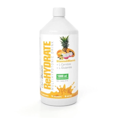 GymBeam Iontový nápoj ReHydrate 1000 ml POUZE pomeranč (VÝPRODEJ)