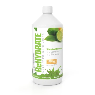 GymBeam Iontový nápoj ReHydrate 1000 ml POUZE pomeranč (VÝPRODEJ)