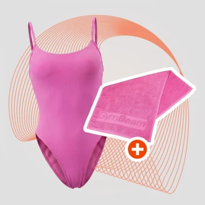 GymBeam Jednodílné plavky ARUBA Pink