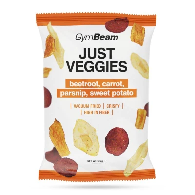 GymBeam Just Veggies směs zeleninových lupínků 75 g