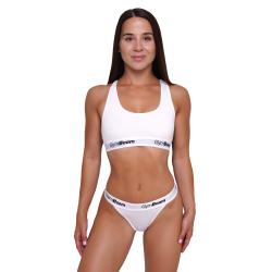 GymBeam Kalhotky Tanga 3Pack White