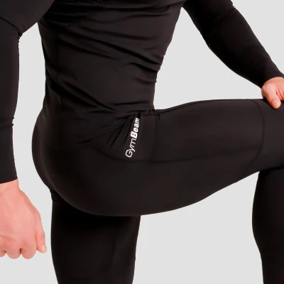 GymBeam Kompresní legíny High Black