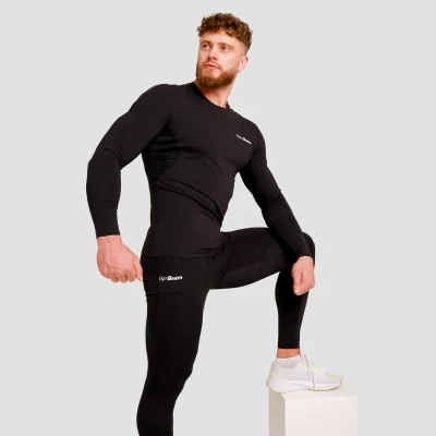 GymBeam Kompresní legíny High Black