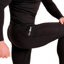 GymBeam Kompresní legíny High Black POUZE XL - černá (VÝPRODEJ)