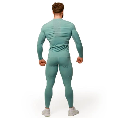 GymBeam Kompresní legíny Mid Blue