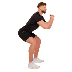 GymBeam Kompresní šortky High Black
