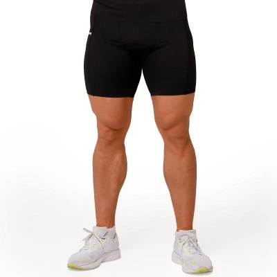 GymBeam Kompresní šortky Mid Black