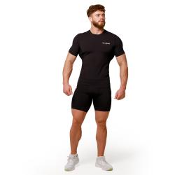 GymBeam Kompresní šortky Mid Black