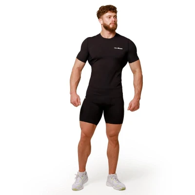 GymBeam Kompresní šortky Mid Black