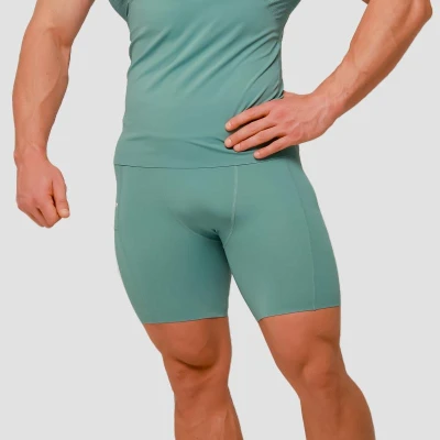 GymBeam Kompresní šortky Mid Blue