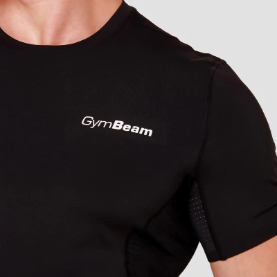 GymBeam Kompresní tričko High Black POUZE XL - černá (VÝPRODEJ)