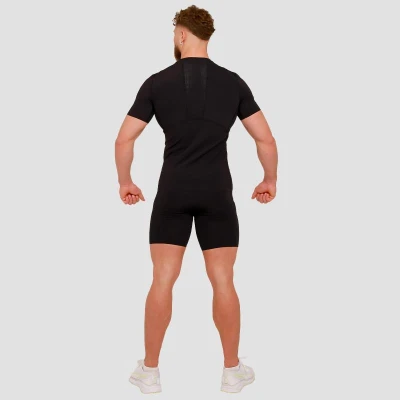 GymBeam Kompresní tričko High Black POUZE XL - černá (VÝPRODEJ)