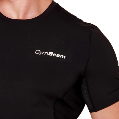 GymBeam Kompresní tričko High Black POUZE XL - černá (VÝPRODEJ)