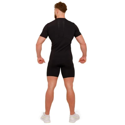 GymBeam Kompresní tričko High Black POUZE XL - černá (VÝPRODEJ)
