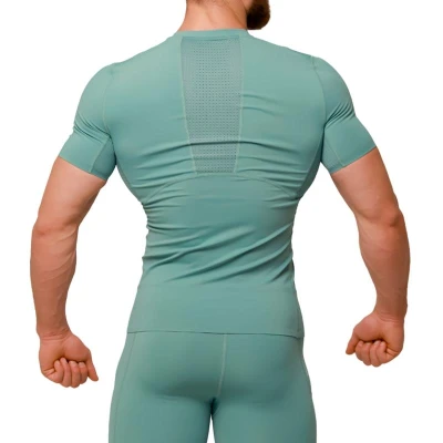 GymBeam Kompresní tričko Mid Blue