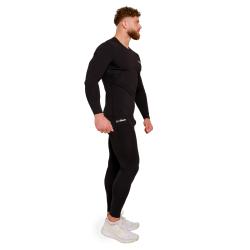 GymBeam Kompresní tričko s dlouhým rukávem High Black