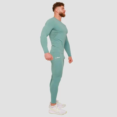 GymBeam Kompresní tričko s dlouhým rukávem High Blue