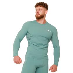 GymBeam Kompresné tričko s dlhým rukávom High Blue