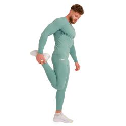 GymBeam Kompresné tričko s dlhým rukávom High Blue