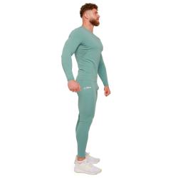 GymBeam Kompresné tričko s dlhým rukávom High Blue