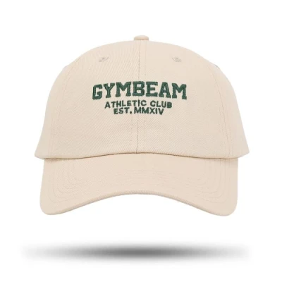 GymBeam Athletic Club béžová unisex kšiltovka