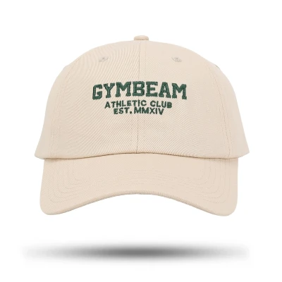 GymBeam Athletic Club béžová unisex kšiltovka