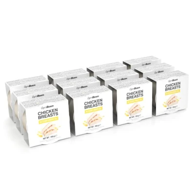 GymBeam Kuřecí prsa ve slunečnicovém oleji 12 x 155 g