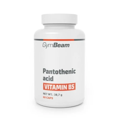 GymBeam Kyselina pantotenová (vitamín B5) 60 kaps. GymBeam Kyselina pantotenová (vitamín B5) 60 kaps.