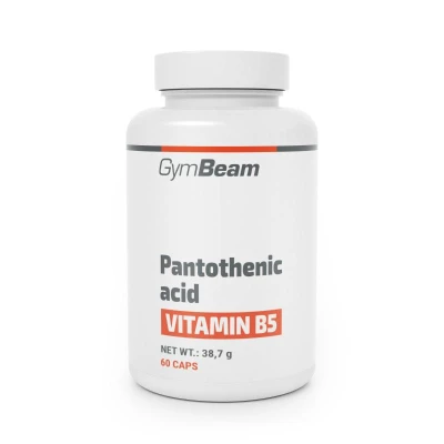 GymBeam Kyselina pantotenová (vitamín B5) 60 kaps.