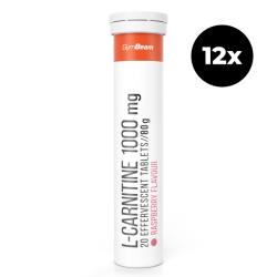 GymBeam L-karnitin 1000 mg šumivý 12 x 20 tab