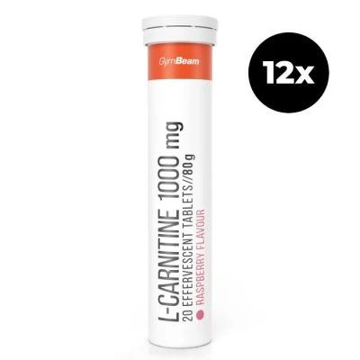 GymBeam L-karnitin 1000 mg šumivý 12 x 20 tab GymBeam L-karnitin 1000 mg šumivý 12 x 20 tab