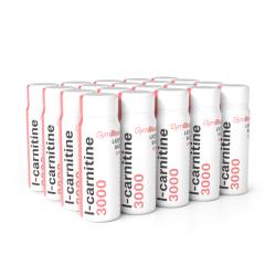 GymBeam L-karnitín 3000 Liquid Shot 60 ml 20 x 60 ml