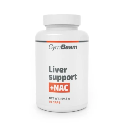 GymBeam Liver support + NAC Resveratrol 90 kaps.