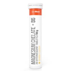 GymBeam Magnesium chelate + B6 20 tab. GymBeam Magnesium chelate + B6 20 tab.