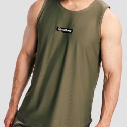GymBeam Men‘s Combat Tank Top Olive Grey